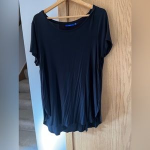 APT9 SORT SLEEVE BLACK SHIRT , SIZE XL